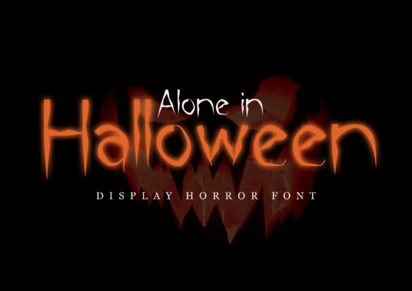 Alone in Halloween Font Review