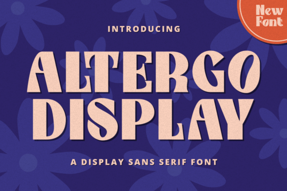 Altergo Display: A Bold Font for Editorial Design