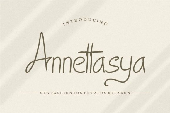 Annettasya: Playful Handwritten Font for Business Branding