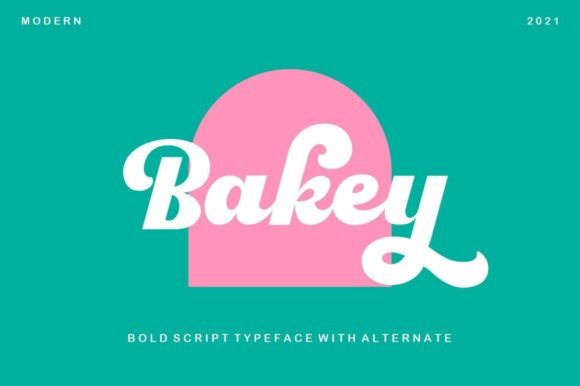 Bakey: A Bold Script for Modern Design