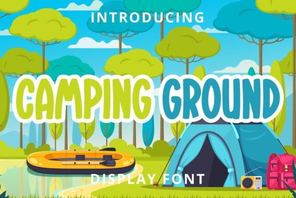 Camping Ground Font for Business Branding