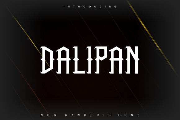 Dalipan Font for Editorial Design