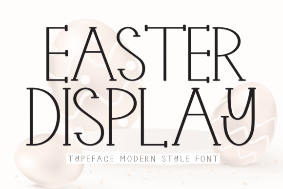 Easter Display Font for Creative Projects