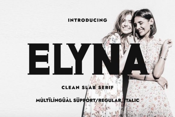 Elyna Font for Editorial Design