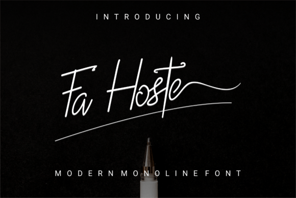 Fahoste: A Stylish Font for Creative Projects