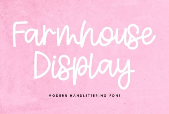 Farmhouse Display Font