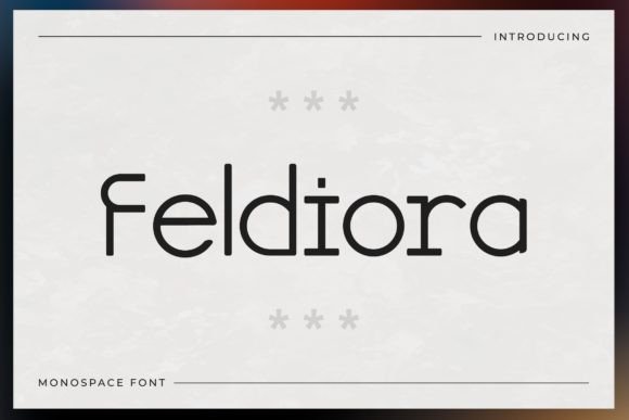 Feldiora: A Bold Font for Creative Campaigns