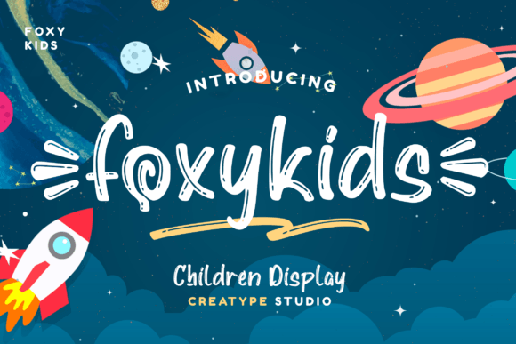 Foxykids Font for Creative Branding