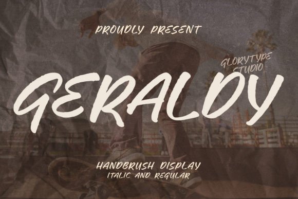 Geraldy – Handwritten Font for Creative Projects