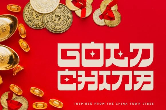 Gold China Font for Professional Branding