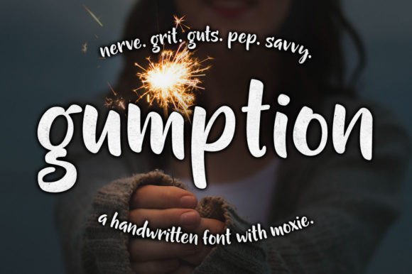 Gumption Font for Business Branding