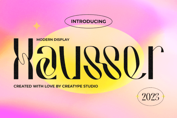 Hausser Modern Display Font