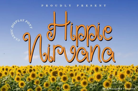 Hippie Nirvana Font for Creative Projects