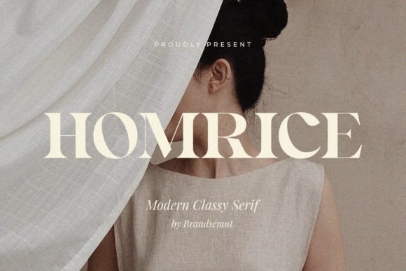 Homrice Font: Modern Serif for Editorial Design