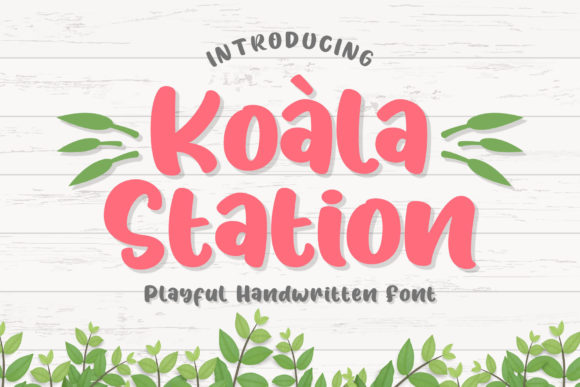Koala Station Font for Creative Makers