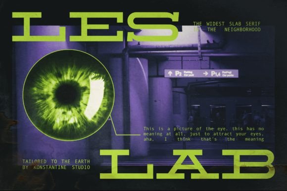 Leslab Font for Bold Web Design