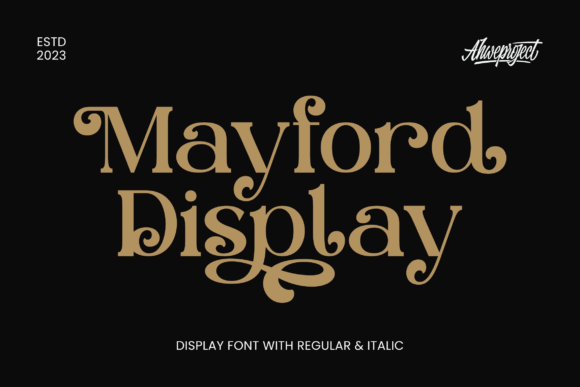 Manford Display Font