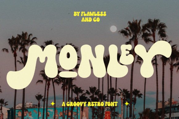 Monley Font: Bold and Groovy for Editorial Design