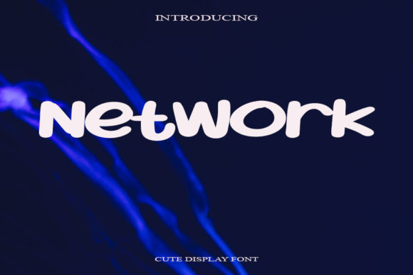 Network Font for Creative Projects