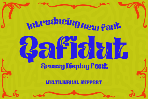 Qafidut: Bold Display Font for Editorial Design