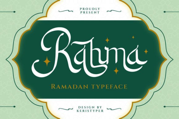 Rahma: A Stylish Font for Branding