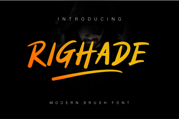 Righade: A Brush Font for Business Branding