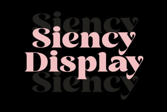Siency Display Font Review