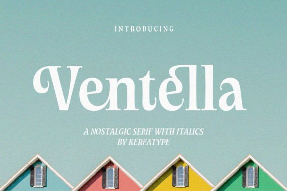 Ventella Font for Web Design