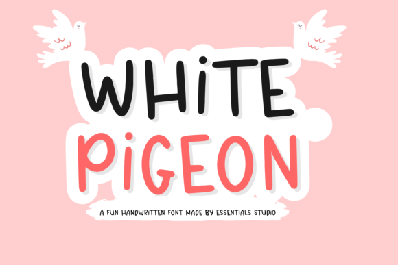 White Pigeon Font for Business Branding